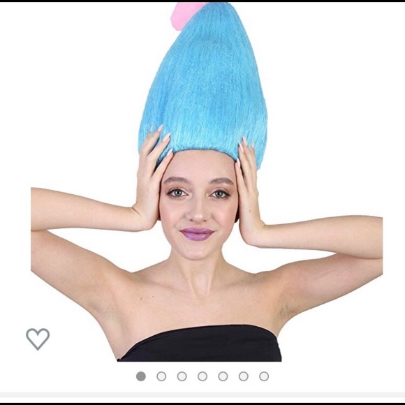 Trolls Costume with Bodysuit & Wig - Picture 3 of 3